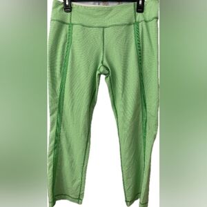 Lululemon Athletica Green And White Leggings Size 12